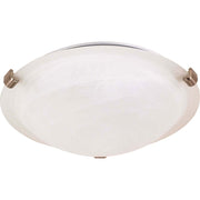 Nuvo Lighting - 60-271 - Two Light Flush Mount - Tri Clip Brushed Nickel - Brushed Nickel