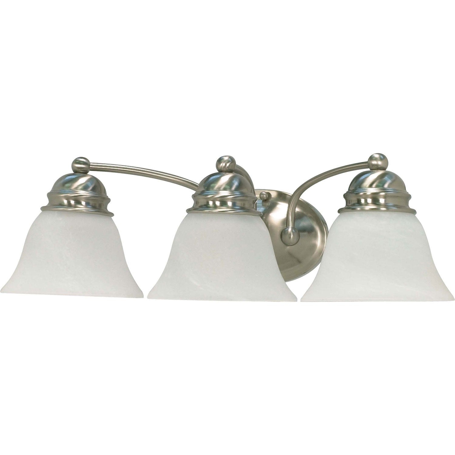 Nuvo Lighting - 60-342 - Three Light Vanity - Empire - Brushed Nickel