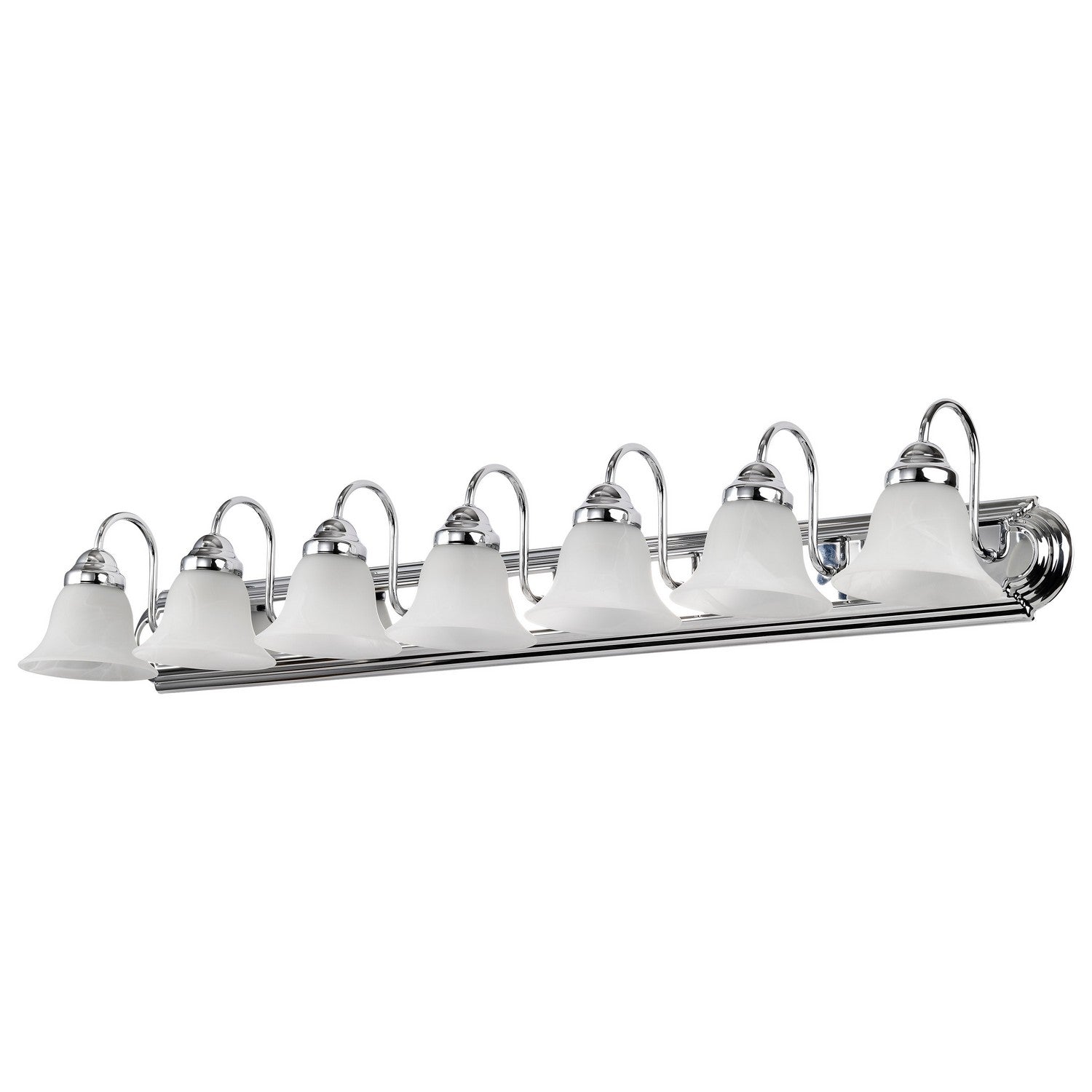 Nuvo Lighting - 60-290 - Seven Light Vanity - Ballerina - Polished Chrome