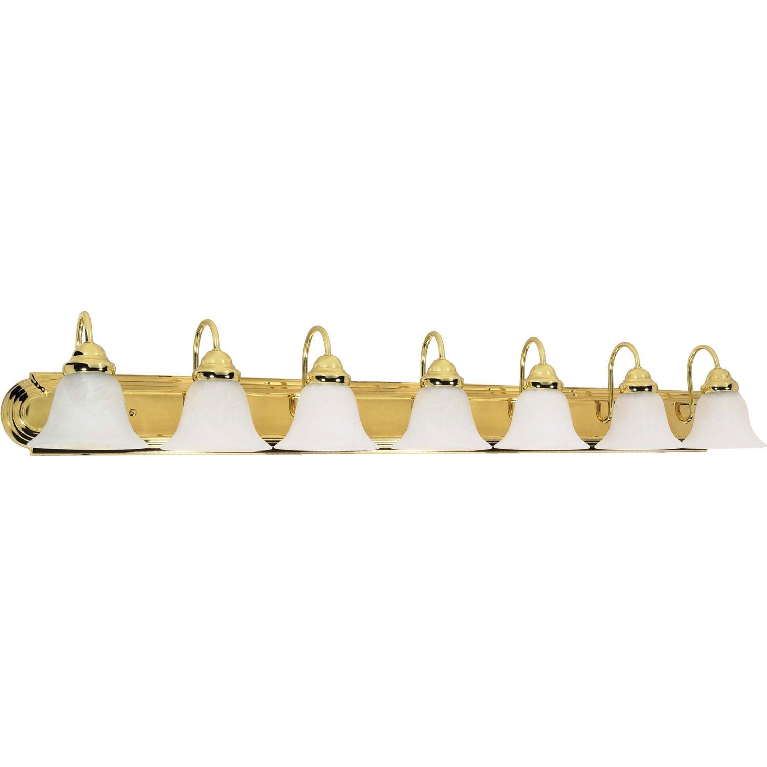Nuvo Lighting - 60-293 - Seven Light Vanity - Ballerina - Polished Brass