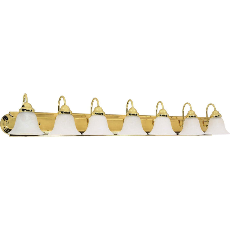 Nuvo Lighting - 60-293 - Seven Light Vanity - Ballerina - Polished Brass