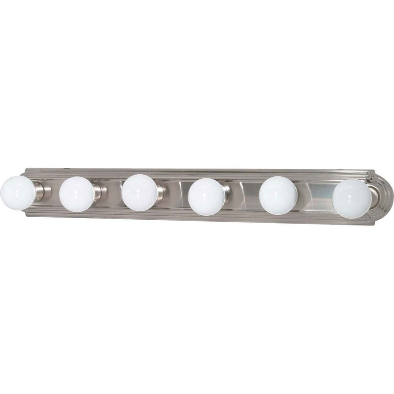 Nuvo Lighting - 60-302 - Six Light Vanity - Brushed Nickel