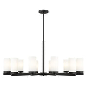 Z-Lite - 3044-12MB - 12 Light Chandelier - Danica - Matte Black