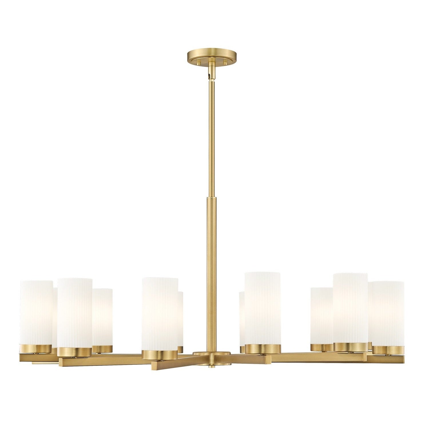 Z-Lite - 3044-12MGLD - 12 Light Chandelier - Danica - Modern Gold