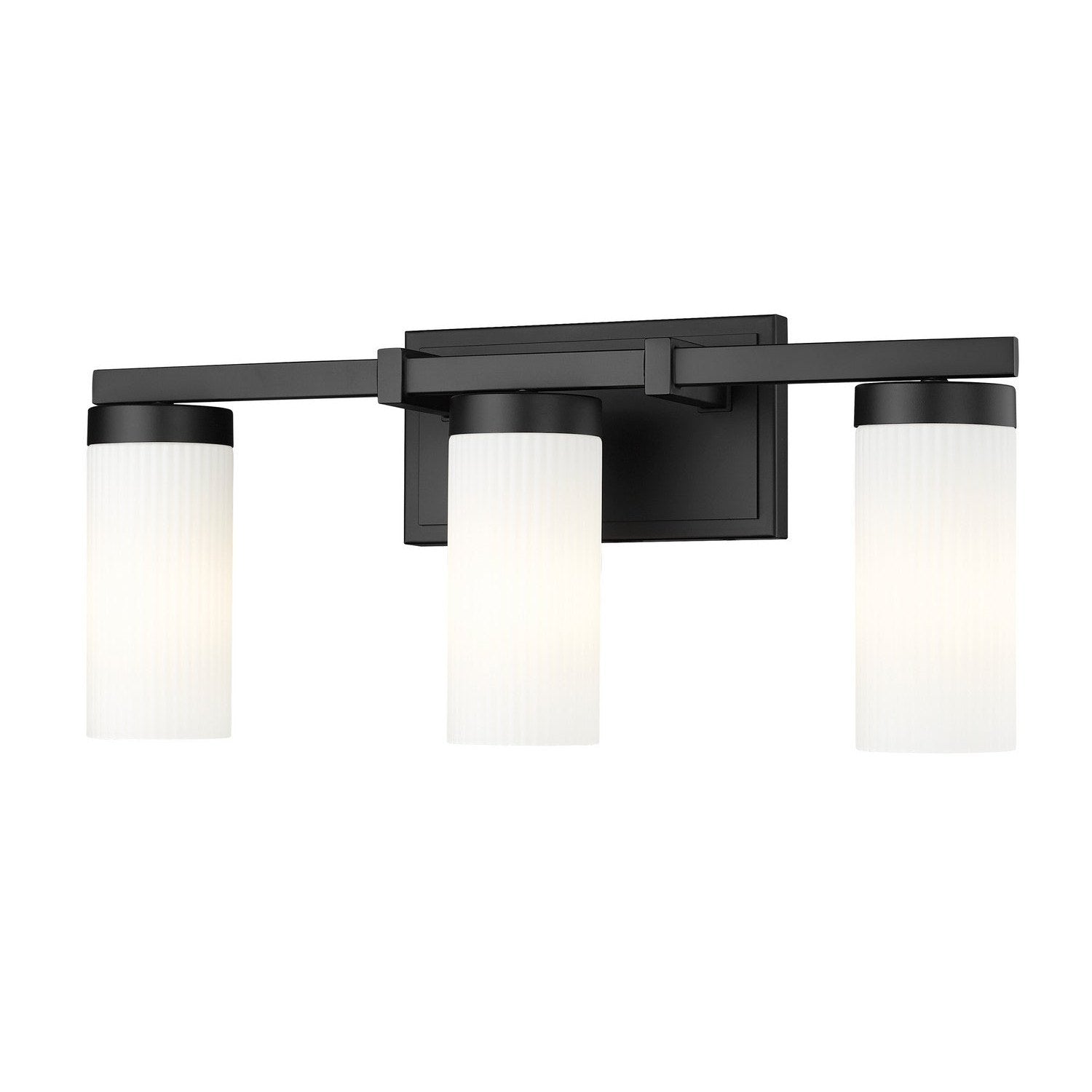 Z-Lite - 3044-3V-MB - Three Light Vanity - Danica - Matte Black