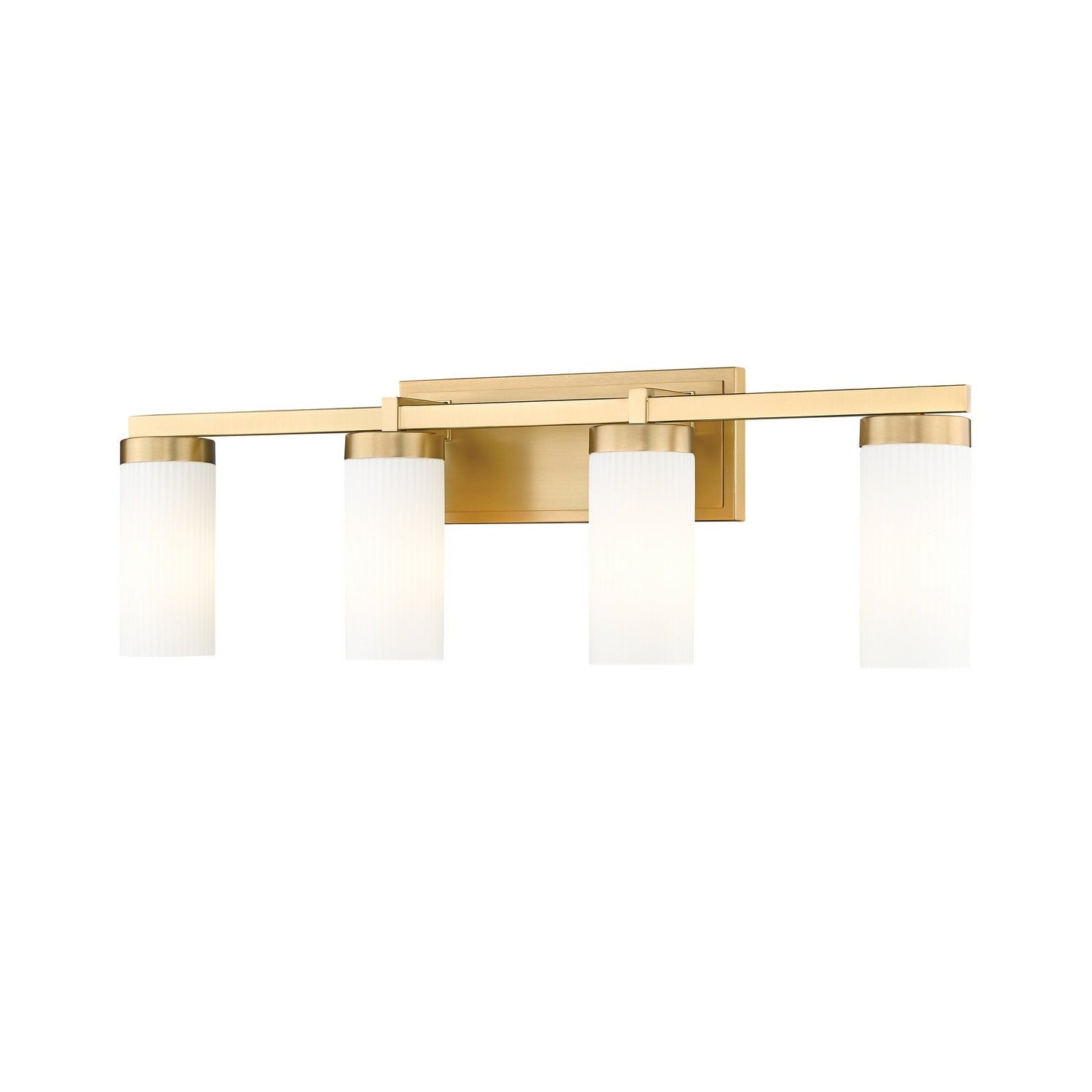 Z-Lite - 3044-4V-MGLD - Four Light Vanity - Danica - Modern Gold