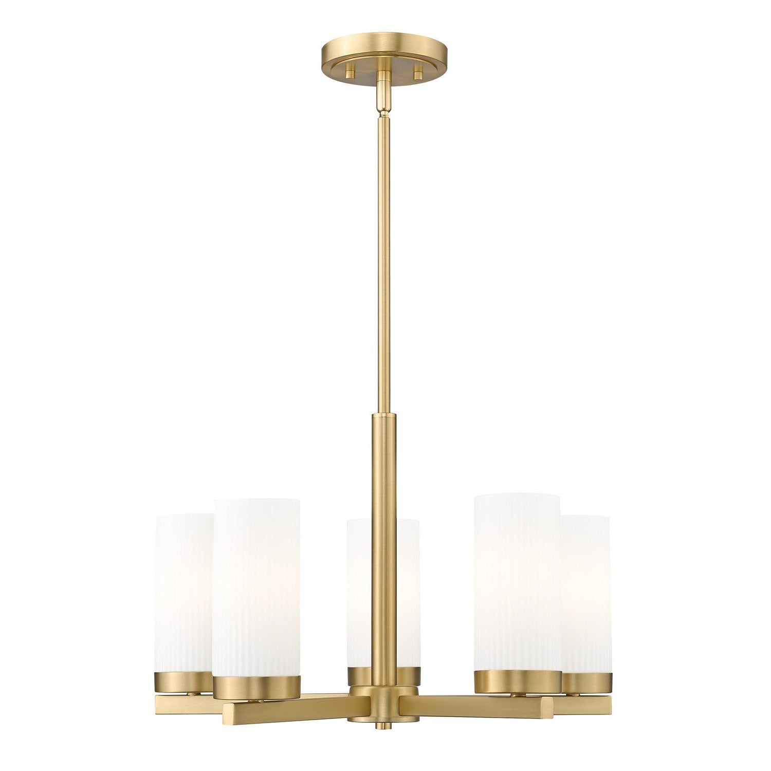 Z-Lite - 3044-5MGLD - Five Light Chandelier - Danica - Modern Gold