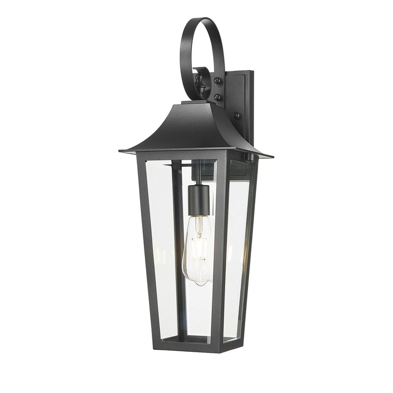 Z-Lite - 5008M-BK - One Light Outdoor Wall Light - Gannon - Black