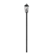 Z-Lite - 5008PHBR-5009P96-BK - Three Light Outdoor Post Mount Fixture - Gannon - Black