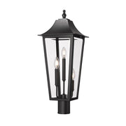 Z-Lite - 5008PHBR-BK - Three Light Outdoor Post Mount Fixture - Gannon - Black