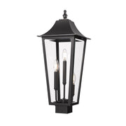 Z-Lite - 5008PHBS-BK - Three Light Outdoor Post Mount Fixture - Gannon - Black