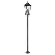 Z-Lite - 5008PHXLR-567P-BK - Three Light Outdoor Post Mount Fixture - Gannon - Black