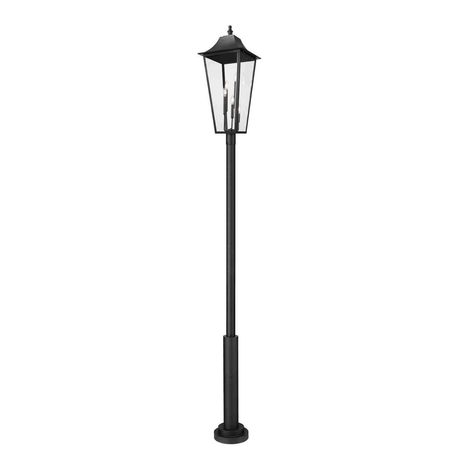 Z-Lite - 5008PHXXLR-5010P-BK - Five Light Outdoor Post Mounted Fixture - Gannon - Black