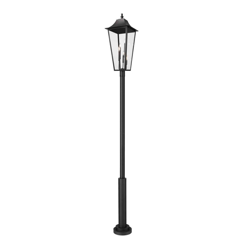 Z-Lite - 5008PHXXLR-5010P-BK - Five Light Outdoor Post Mounted Fixture - Gannon - Black