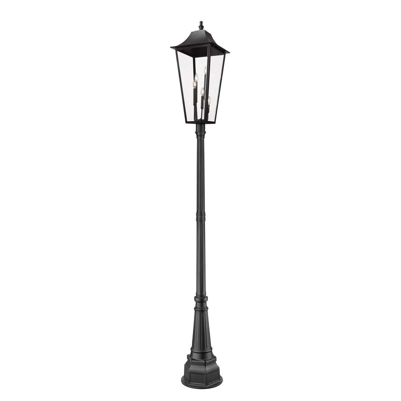 Z-Lite - 5008PHXXLR-564P-BK - Five Light Outdoor Post Mounted Fixture - Gannon - Black