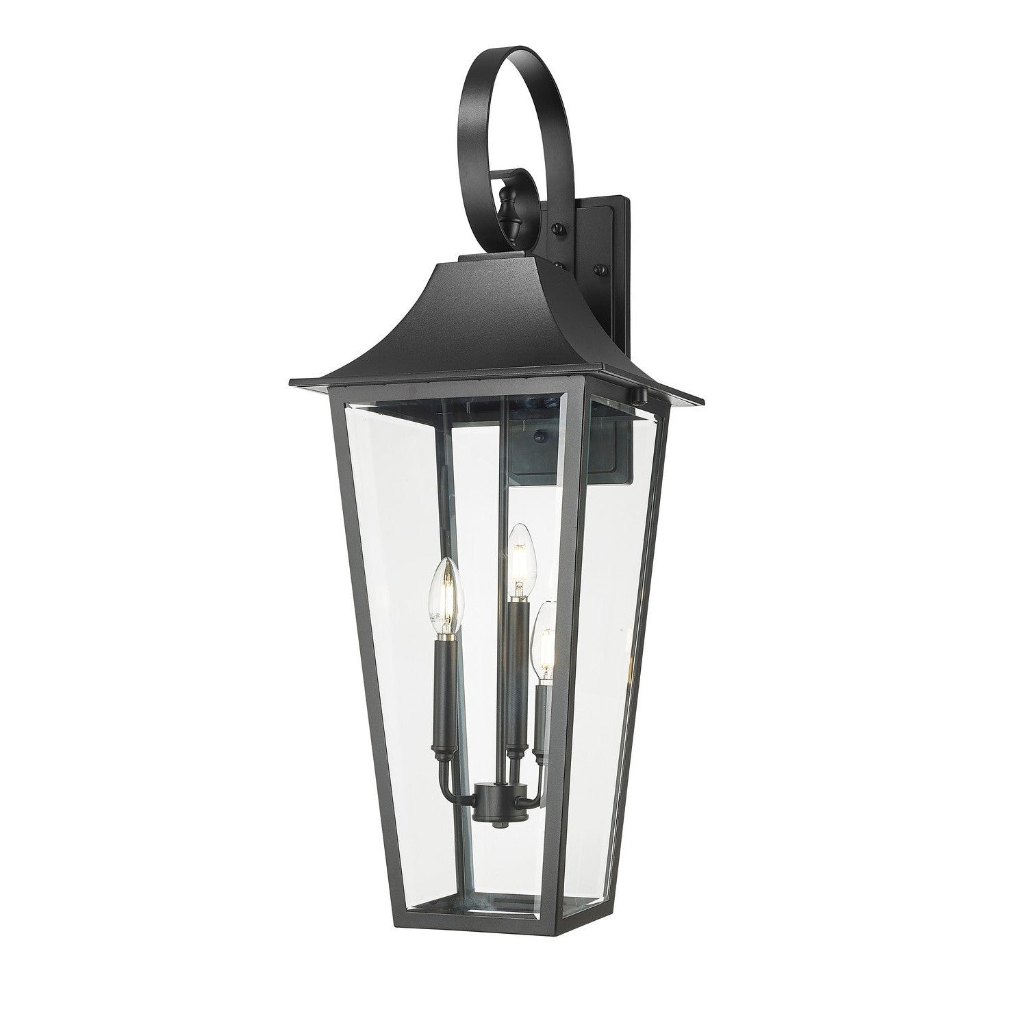 Z-Lite - 5008XL-BK - Three Light Outdoor Wall Light - Gannon - Black