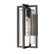 Z-Lite - 5013M-BK - One Light Outdoor Wall Light - Aura - Black