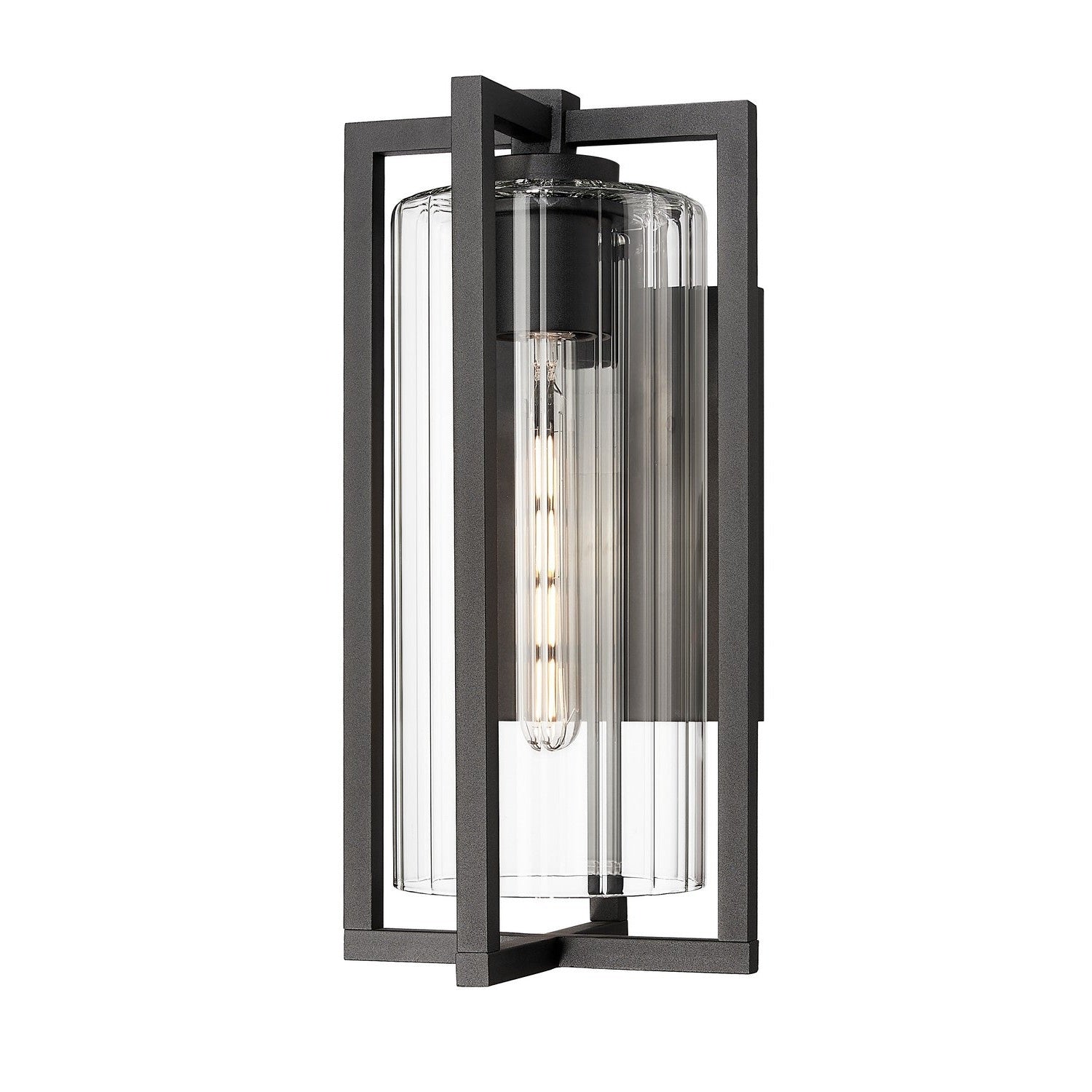 Z-Lite - 5013M-BK - One Light Outdoor Wall Light - Aura - Black