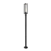 Z-Lite - 5013PHBR-5012P-BK - One Light Outdoor Post Mounted Fixture - Aura - Black
