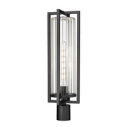 Z-Lite - 5013PHBR-BK - One Light Outdoor Post Mount Fixture - Aura - Black