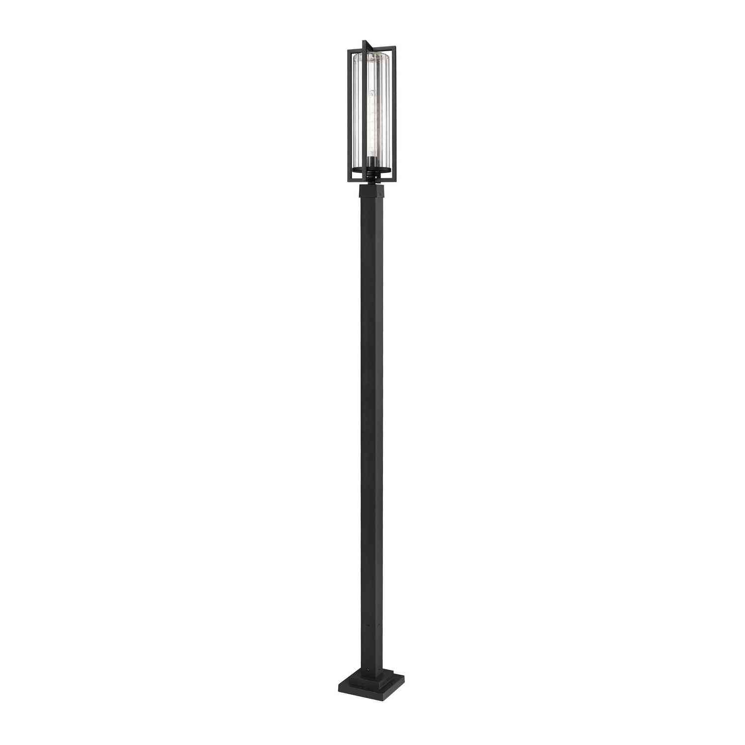 Z-Lite - 5013PHBS-536P-BK - One Light Outdoor Post Mounted Fixture - Aura - Black