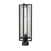 Z-Lite - 5013PHBS-BK - One Light Outdoor Post Mount Fixture - Aura - Black