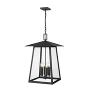 Z-Lite - 5015CHXXL-BK - Six Light Outdoor Chain Mount Ceiling Fixture - Rainer - Black