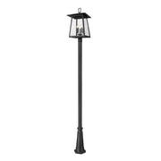 Z-Lite - 5015PHXLR-5011P-BK - Five Light Outdoor Post Mounted Fixture - Rainer - Black