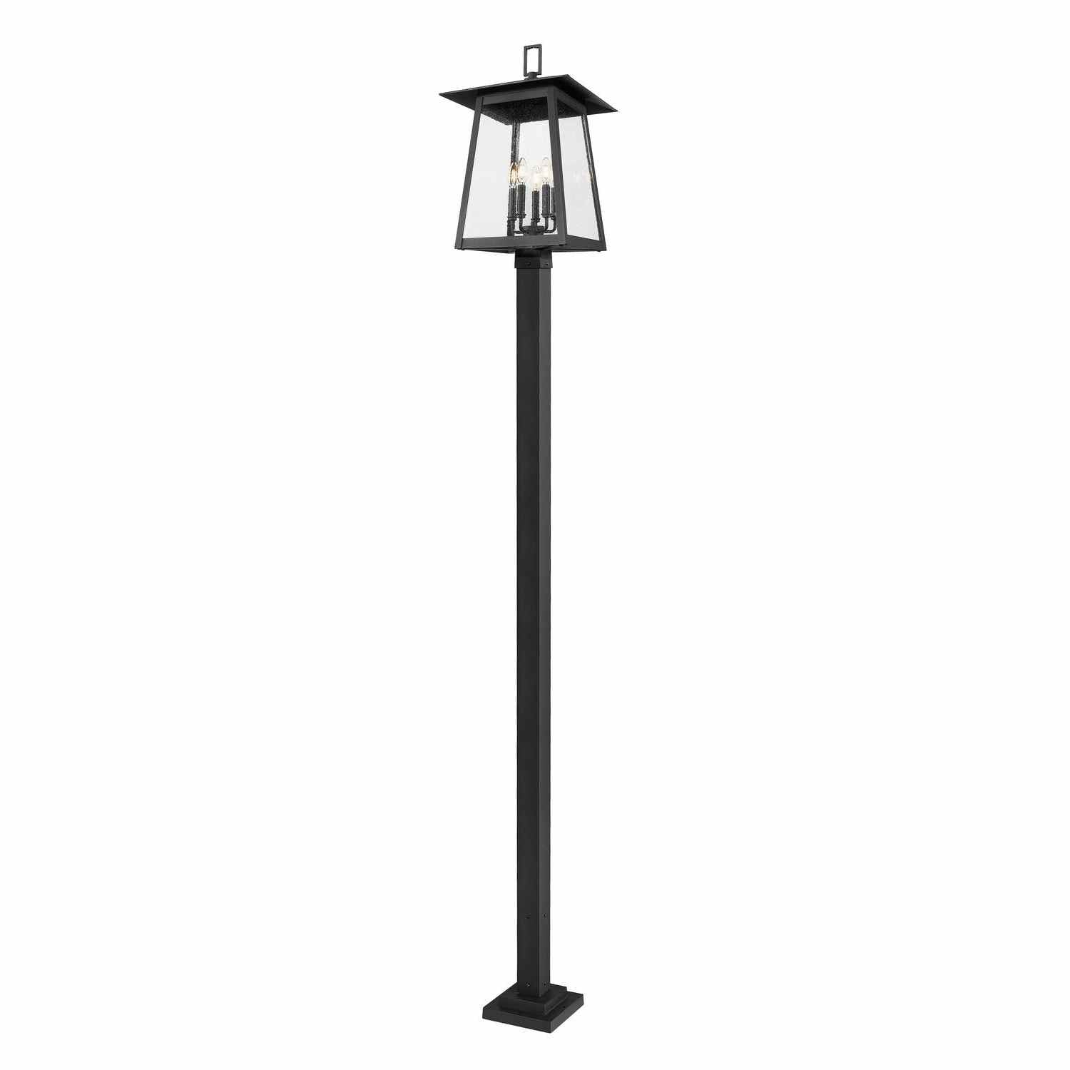Z-Lite - 5015PHXLS-536P-BK - Five Light Outdoor Post Mounted Fixture - Rainer - Black