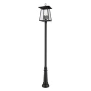 Z-Lite - 5015PHXXLR-511P-BK - Six Light Outdoor Post Mounted Fixture - Rainer - Black