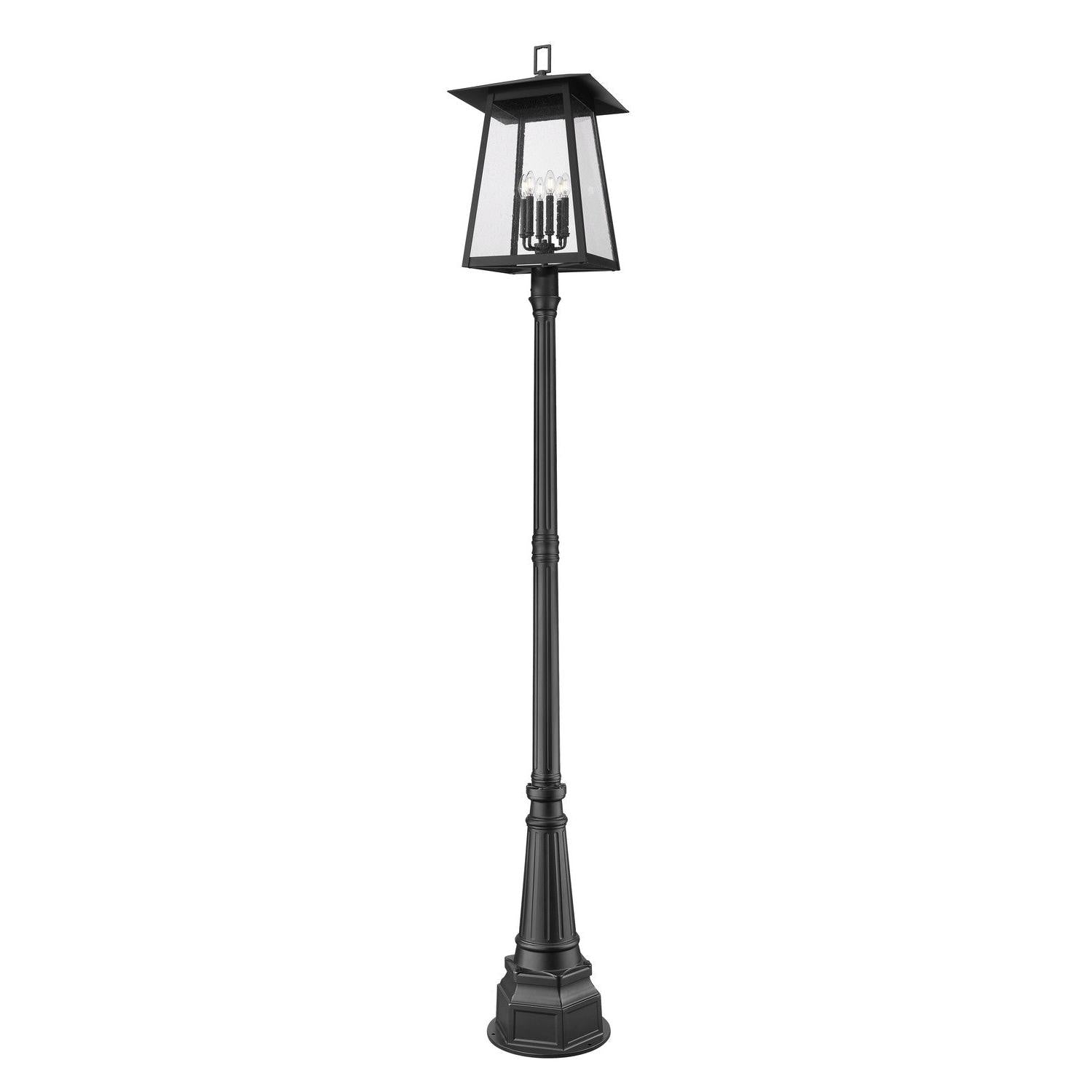 Z-Lite - 5015PHXXLR-564P-BK - Six Light Outdoor Post Mounted Fixture - Rainer - Black