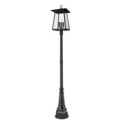Z-Lite - 5015PHXXLR-564P-BK - Six Light Outdoor Post Mounted Fixture - Rainer - Black