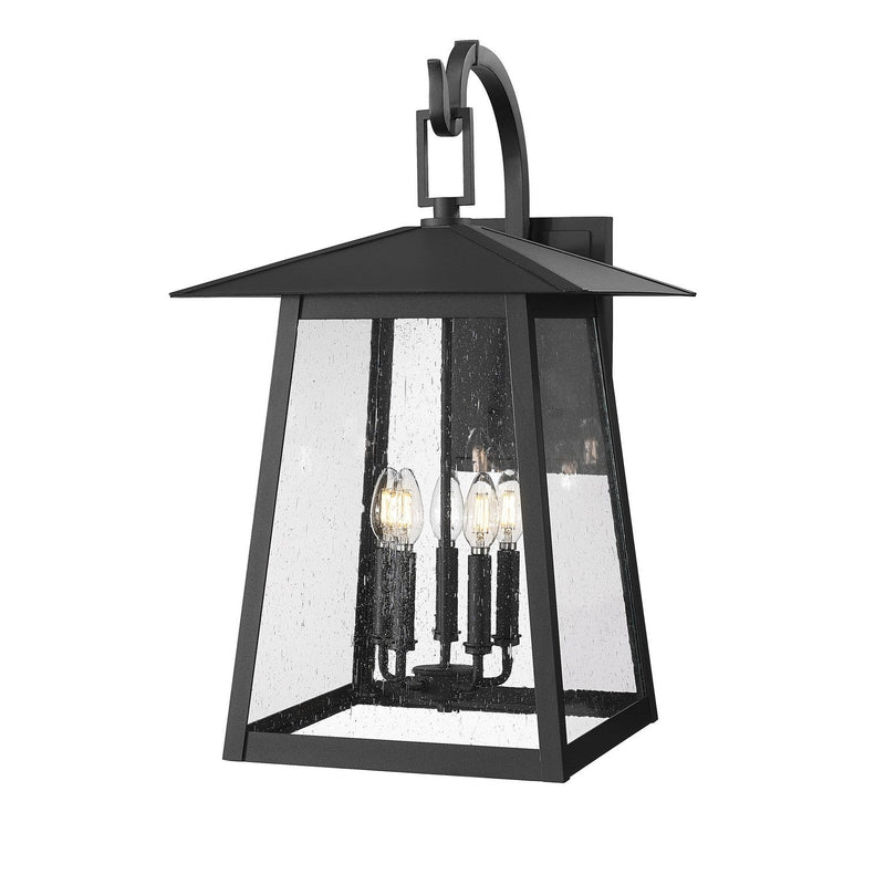Z-Lite - 5015XL-BK - Five Light Outdoor Wall Light - Rainer - Black