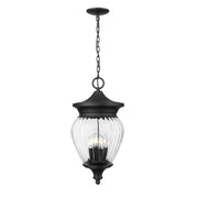 Z-Lite - 5016CHB-BK - Four Light Outdoor Chain Mount Ceiling Fixture - Davina - Black