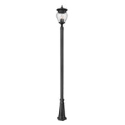 Z-Lite - 5016PHBR-5011P-BK - Four Light Outdoor Post Mounted Fixture - Davina - Black