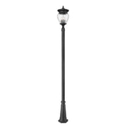 Z-Lite - 5016PHBR-519P-BK - Four Light Outdoor Post Mounted Fixture - Davina - Black