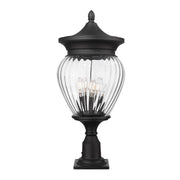 Z-Lite - 5016PHBR-533PM-BK - Four Light Outdoor Pier Mounted Fixture - Davina - Black