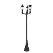 Z-Lite - 5016PHMR-3-564P-BK - Three Light Outdoor Post Mounted Fixture - Davina - Black
