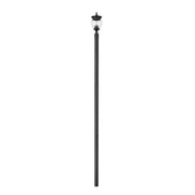 Z-Lite - 5016PHMR-5009P120-BK - Three Light Outdoor Post Mounted Fixture - Davina - Black