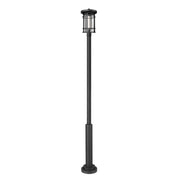 Z-Lite - 570PHXL-5010P-BK - One Light Outdoor Post Mount Fixture - Jordan - Black