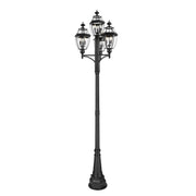 Z-Lite - 580PHB-4-564P-BK - Three Light Outdoor Post Mount Fixture - Westover - Black