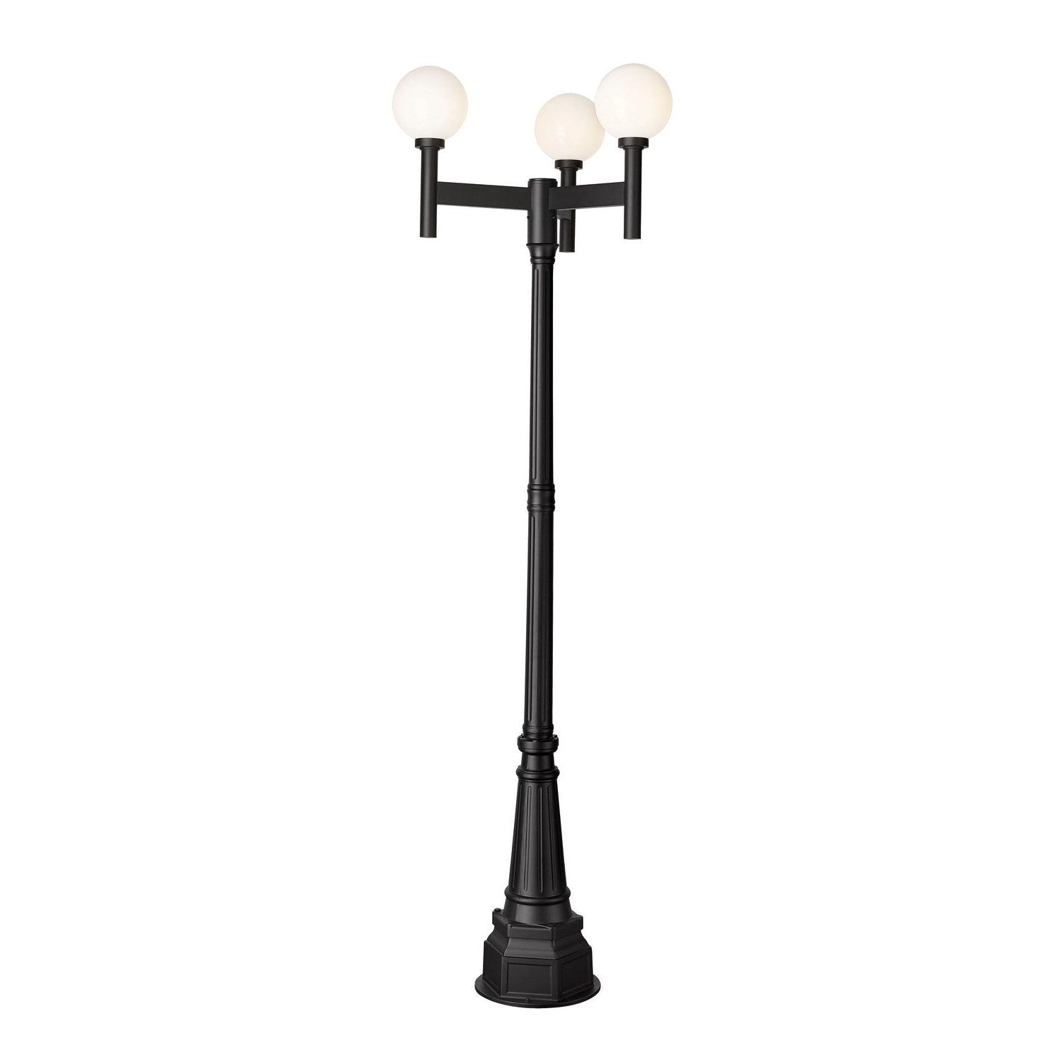 Z-Lite - 597MP3-564P-BK - Three Light Outdoor Post Mount Fixture - Laurent - Black