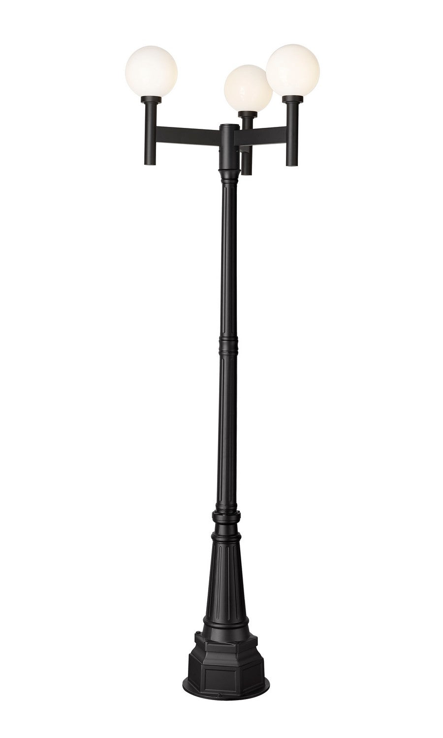 Z-Lite - 597MP3-564P-BK - Three Light Outdoor Post Mount Fixture - Laurent - Black