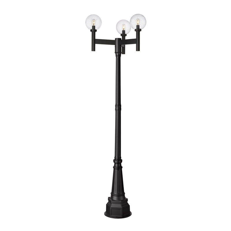 Z-Lite - 599MP3-564P-BK - Three Light Outdoor Post Mount Fixture - Laurent - Black