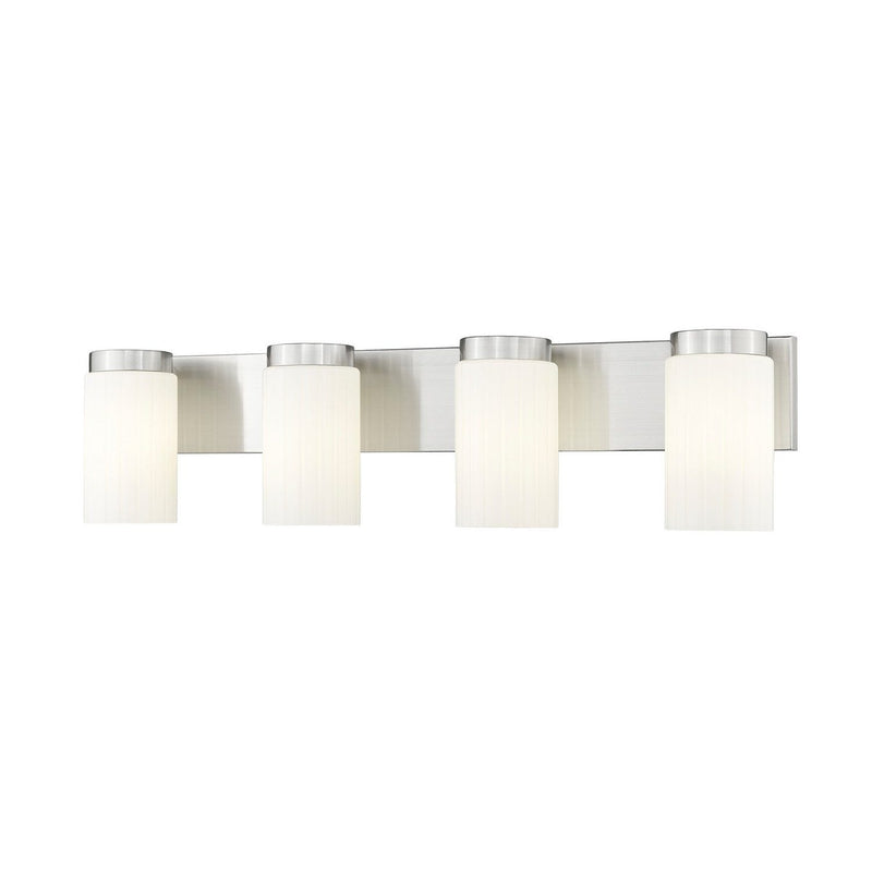 Z-Lite - 746-4V-BN - Four Light Vanity - Burk - Brushed Nickel