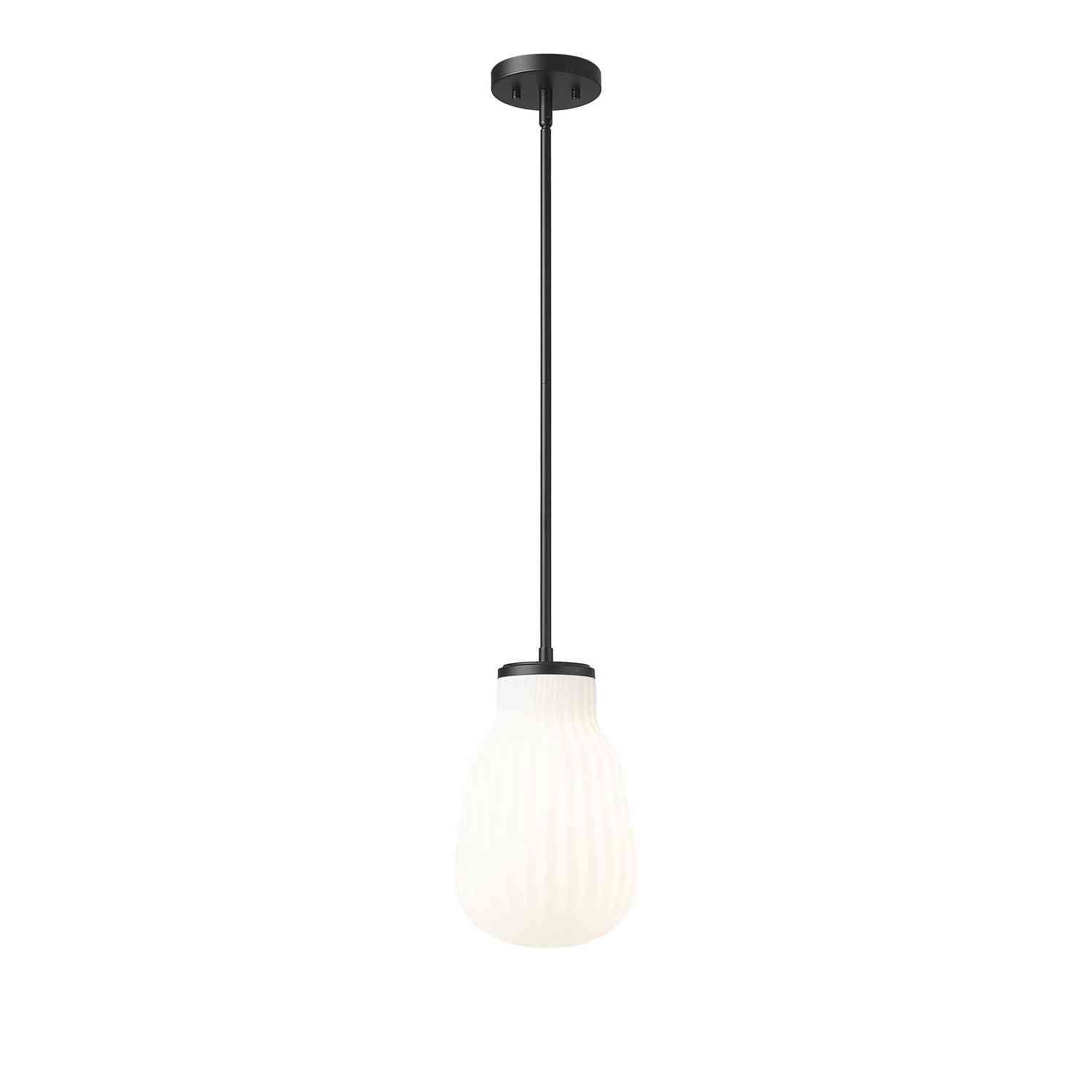 Z-Lite - 7511P8-MB - One Light Pendant - Newbury - Matte Black