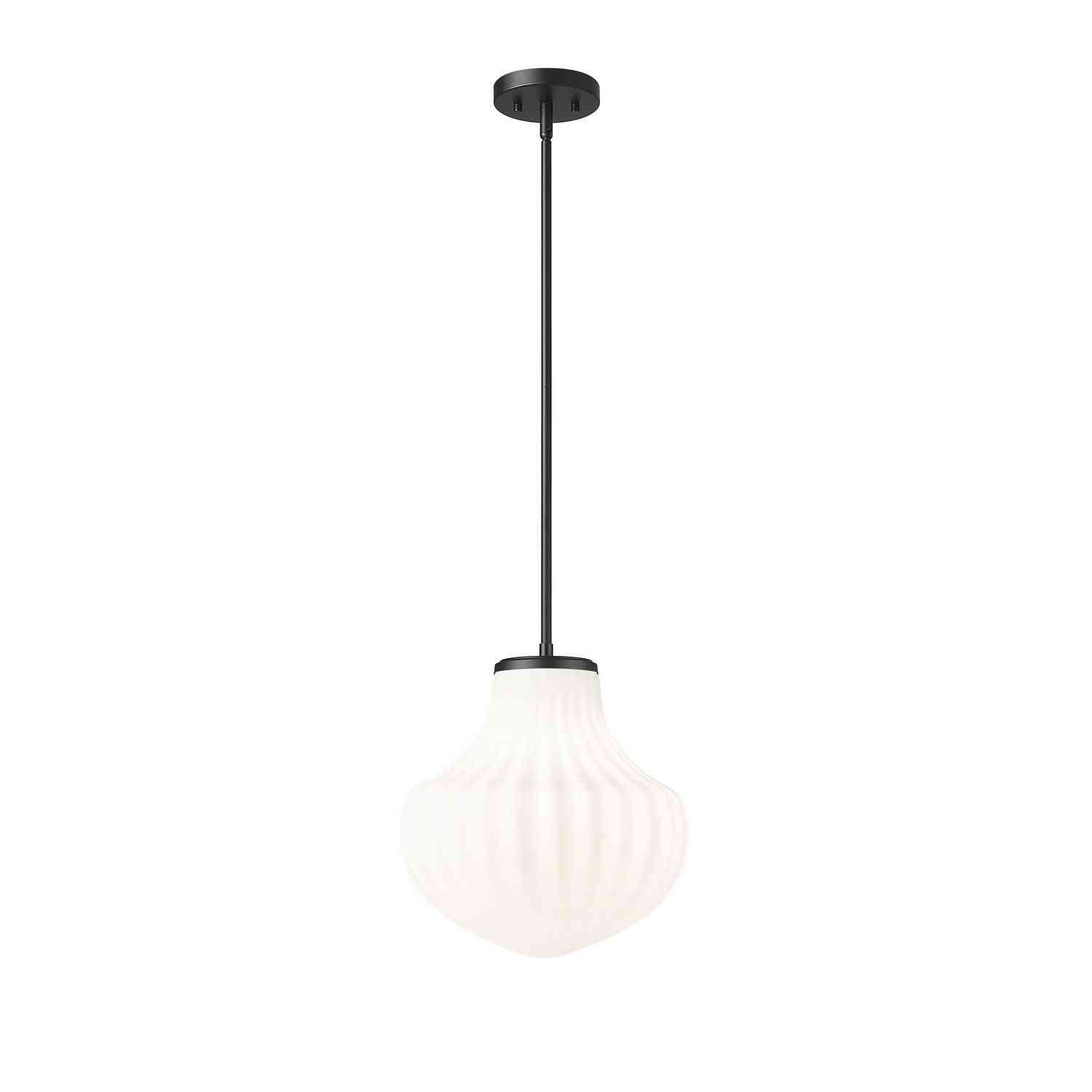 Z-Lite - 7512P13-MB - One Light Pendant - Newbury - Matte Black