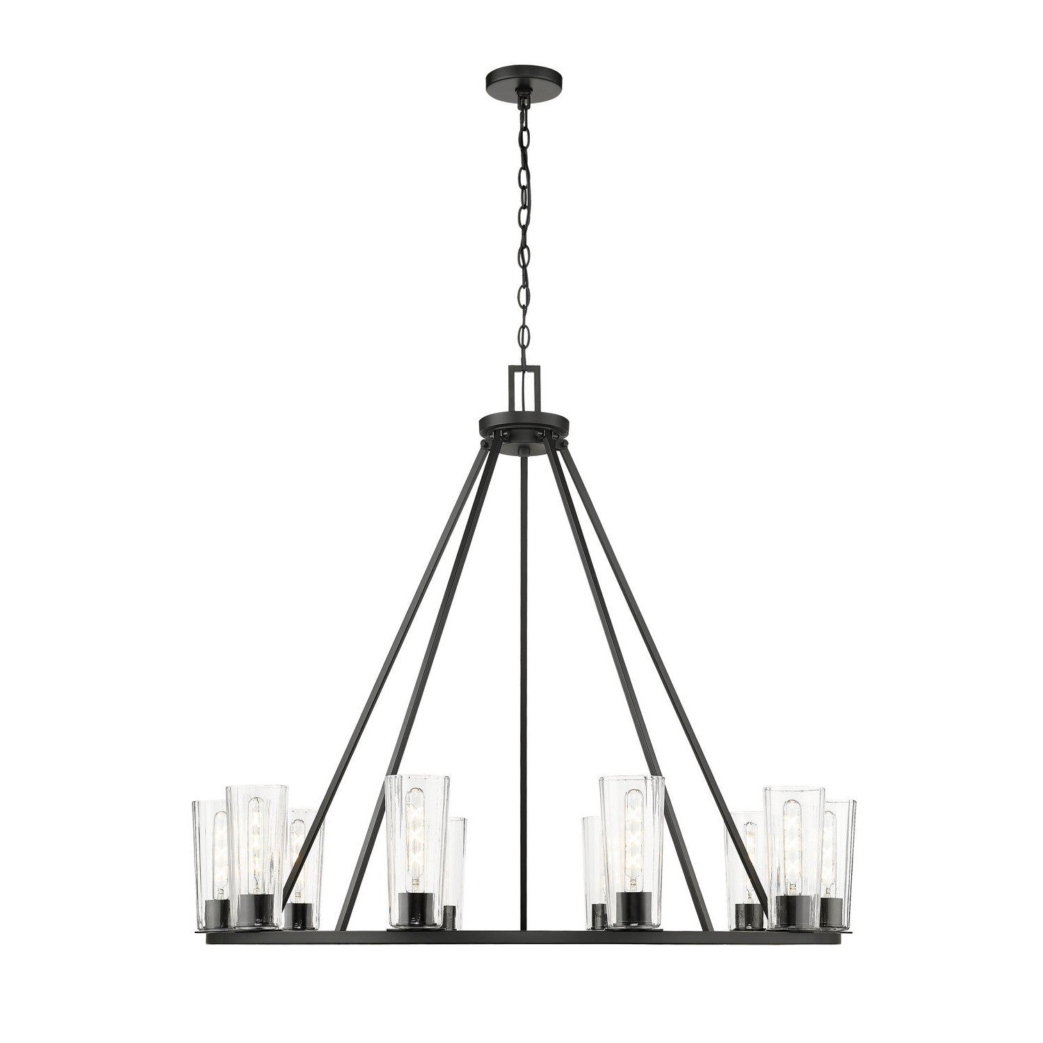 Z-Lite - 826-10MB - Ten Light Chandelier - Titus - Matte Black