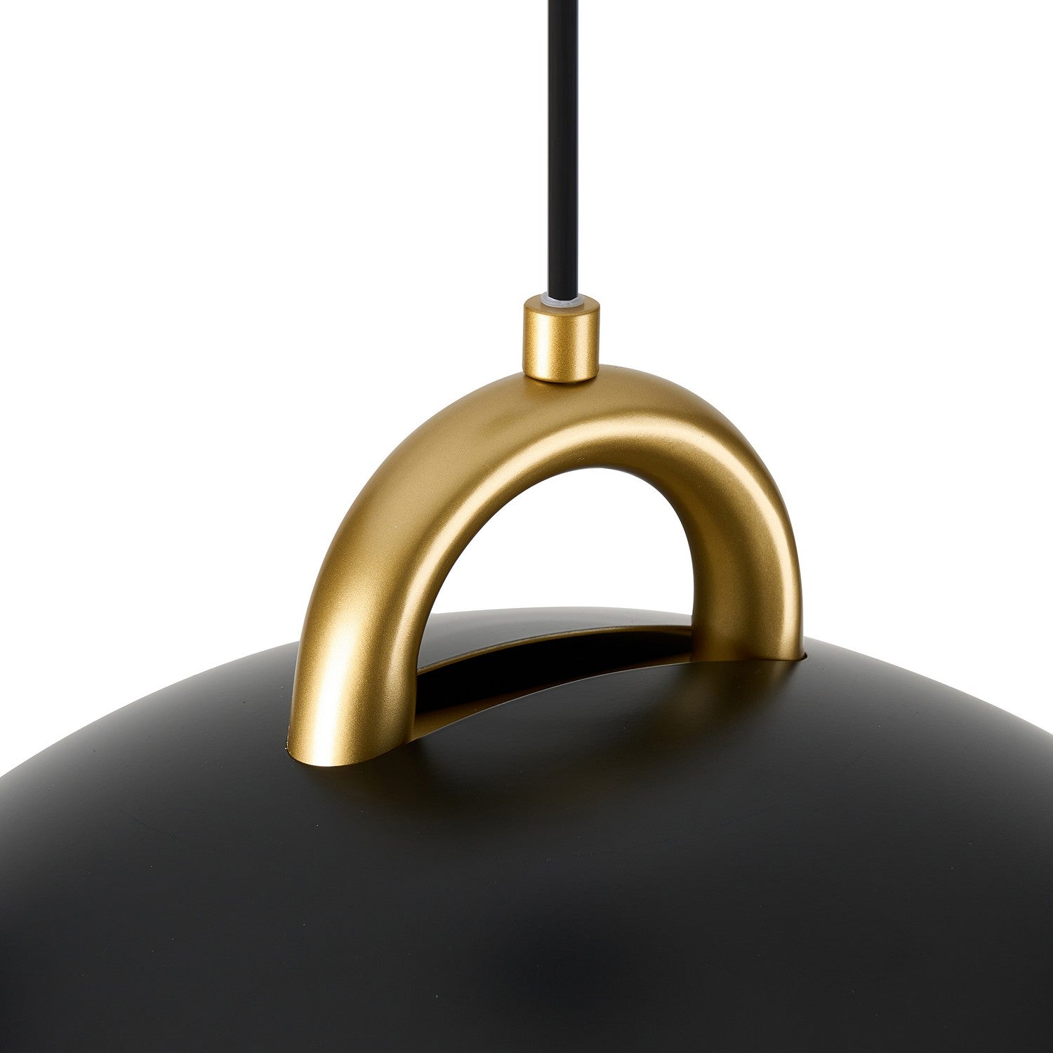 Artcraft - AC12001BB - One Light Pendant - Pantheon - Black, Rust Brass