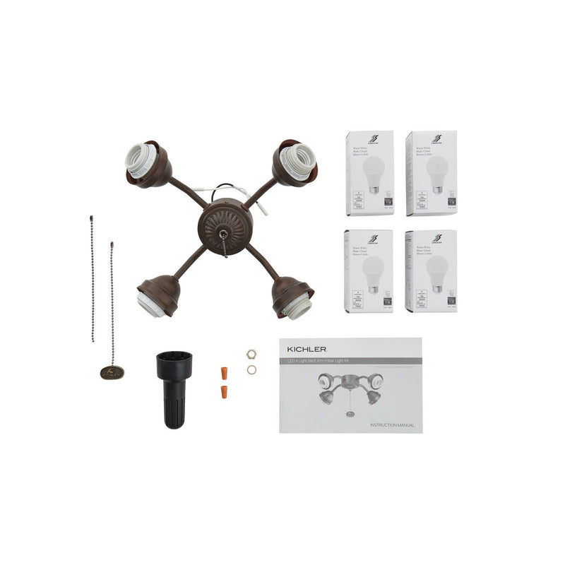 Kichler - 350015TZ - LED Fan Fitter - Accessory - Tannery Bronze